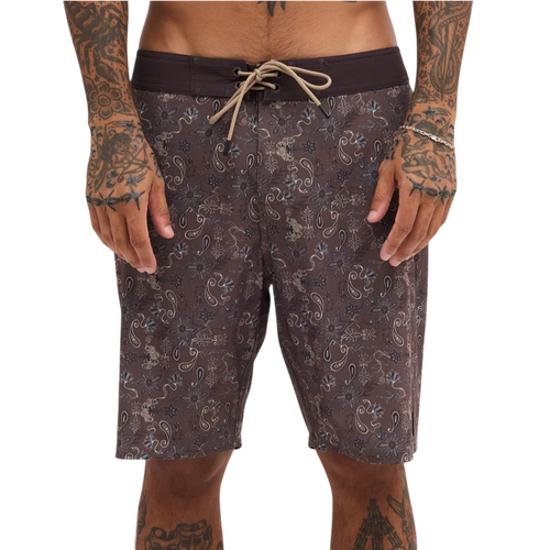RVCA Boardshorts Atlantic Trunk Chocolate [Size: 30 inch Waist] [Colour: Brown]