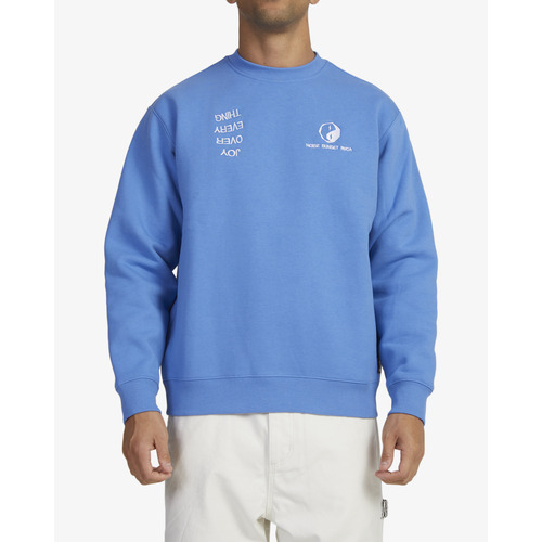 RVCA Jumper Joy Crew Blue [Size: Mens Medium]