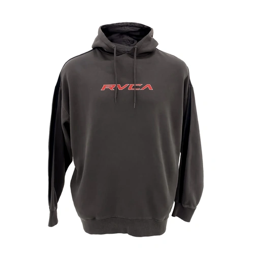 RVCA Jumper Rev Hood Washed Black [Size: Mens Large] [Colour: Black]