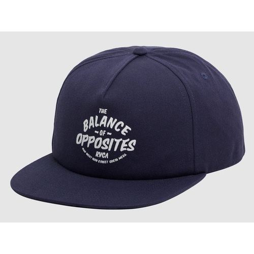 RVCA Hat Postal Snapback Washed Blue
