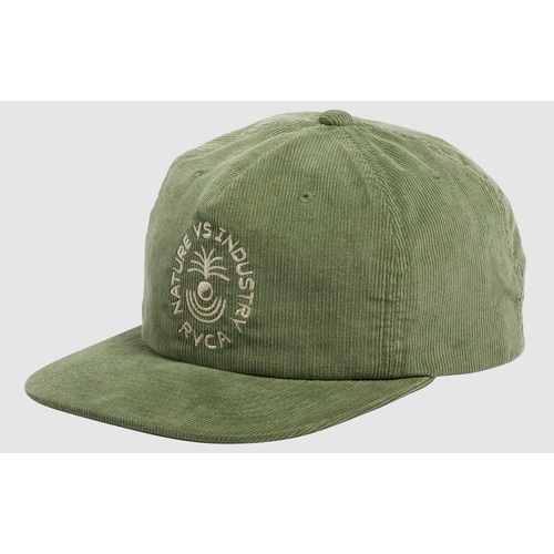 RVCA Hat Yucca Heights Corduroy Strapback Palm Green