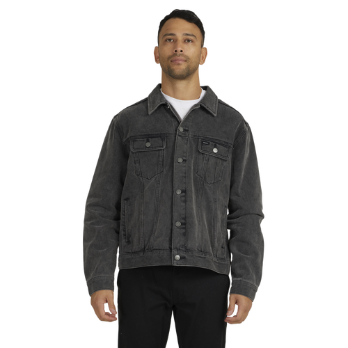 RVCA Jacket Vintage Denim Vintage Black [Size: Mens Large]