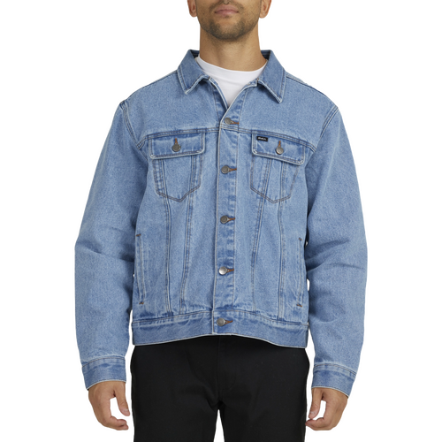 RVCA Jacket Vintage Lined Denim Vintage Blue [Size: Mens X Large]