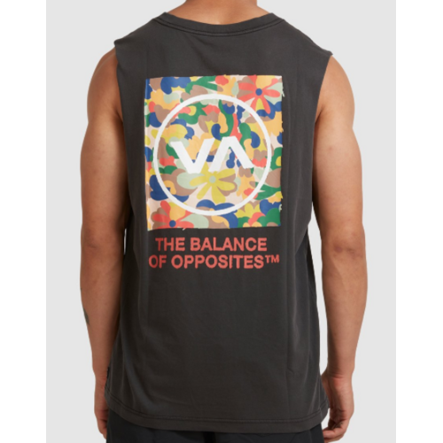 RVCA Muscle VA All Time Washed Black [Size: Mens Medium]