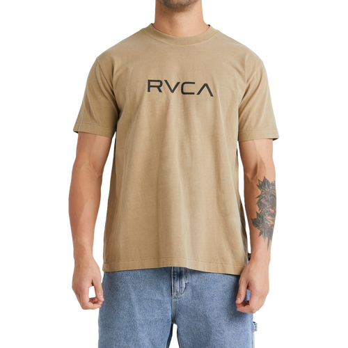 RVCA Tee Big RVCA Washed Tobacco [Size: Mens Medium]