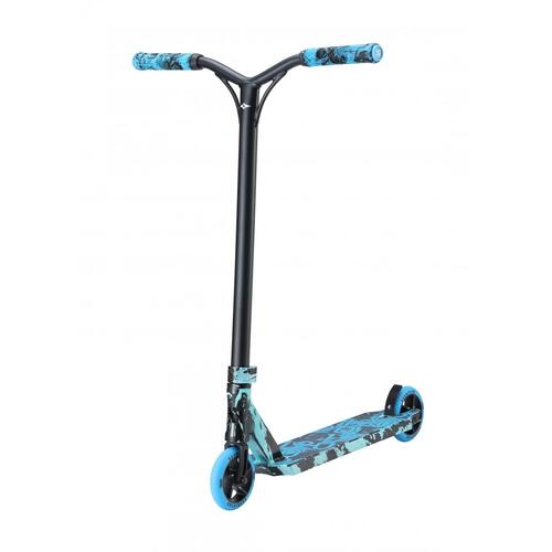 Sacrifice V2 Flyte 120 Teal Black Splatter Scooter Complete