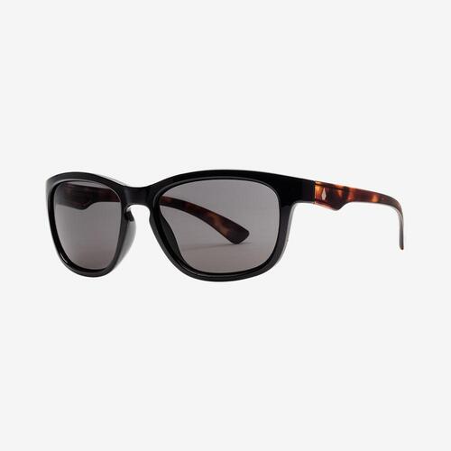 Volcom Sunglasses Chicagof Gloss Brown Obsidian Tortoise/Grey
