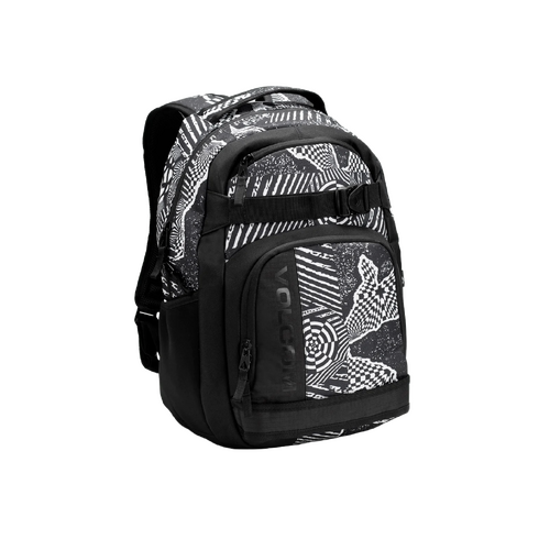 Volcom Backpack Everstone Skate Black/White Print