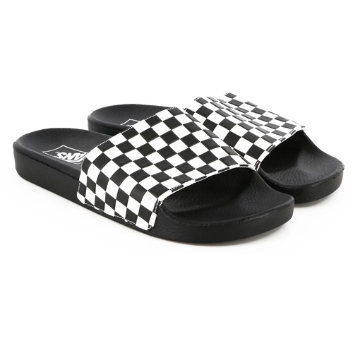 Vans Slides Checkerboard Black/White [Size: Mens US 7 / UK 6]