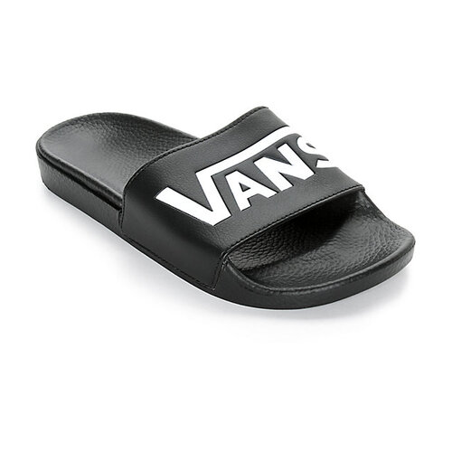Vans Slides Logo Black/White [Size: Mens US 7 / UK 6]
