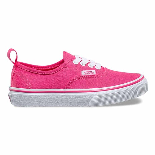 Vans Youth Authentic Elastic Lace Hot Pink/White [Size: US 11K]