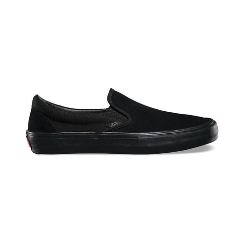 vans slip on pro shoes blackout