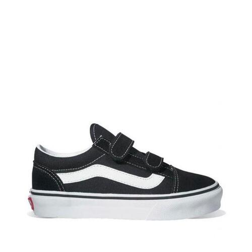 Vans Youth Old Skool Velcro Black/White [Size: US 11K]