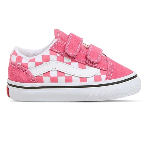 Vans Youth Old Skool Velcro Colour Theory Check Honeysuckle [Size: US 7K]