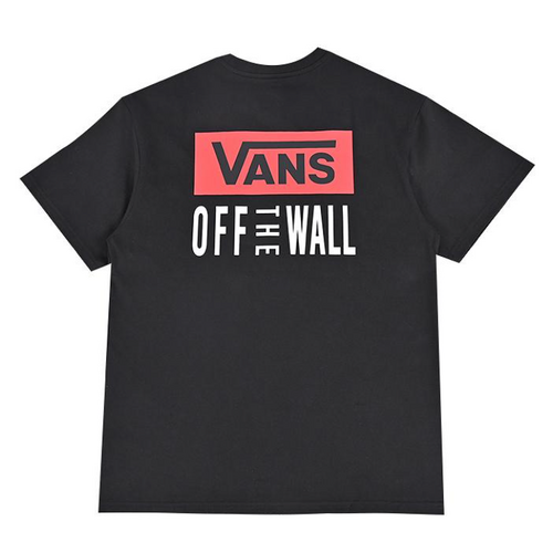 Vans Tee Box Logo Black [Size: Mens Large] [Colour: Black]