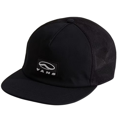 Vans Hat Sidestripe Unstructured Trucker Black
