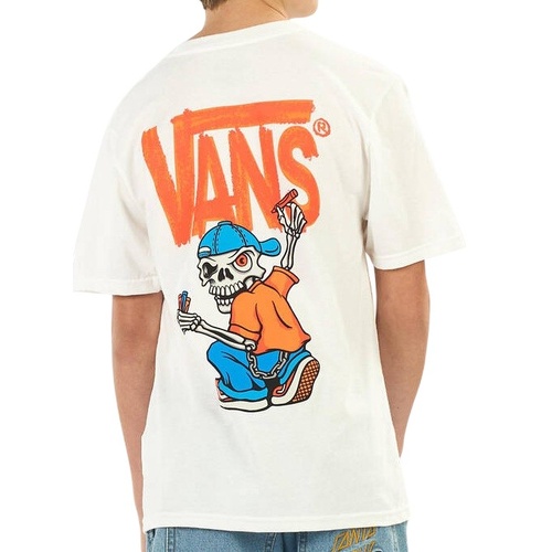 Vans Youth Tee Lil Reggie Mischeif White [Size: Youth 10] [Colour: White]