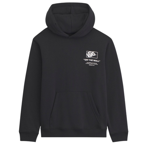 Vans Youth Jumper Stacked Hi Pullover Black/White [Size: Youth 10] [Colour: Black]