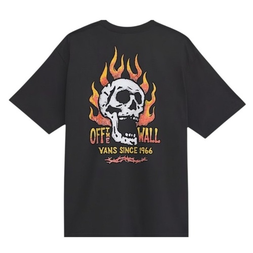 Vans Tee Off The Wall Fever Black [Size: Mens Medium] [Colour: Black]