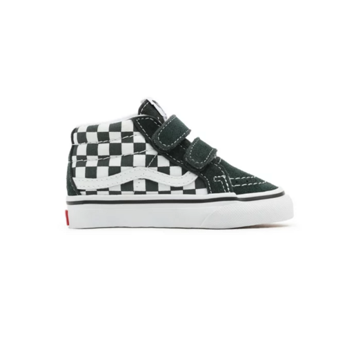 Vans Youth Sk8-Mid Reissue Velcro Scarab/White Checkerboard [Size: US 11K]