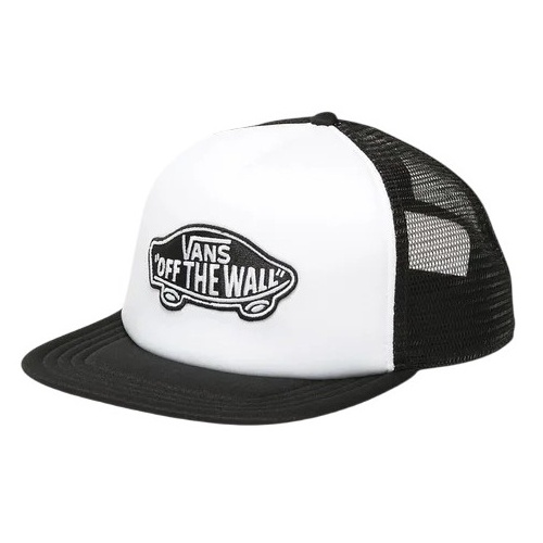 Vans Hat Classic Patch Curved Bill Trucker Black/White