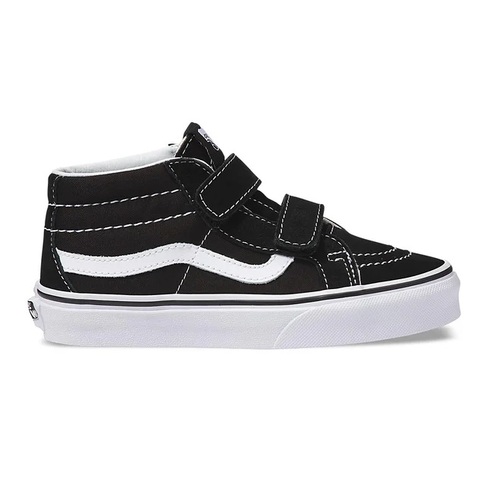 Vans Youth Sk8-Mid Reissue Velcro Black/White [Size: US 11K]