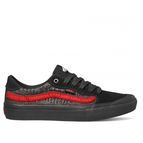 Vans Style 112 Pro Baker Black/Black/Red [Size: Mens US 9 / UK 8]