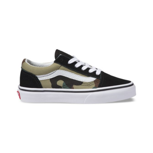 Vans Youth Old Skool Black/Woodland Camo [Size: US 1]