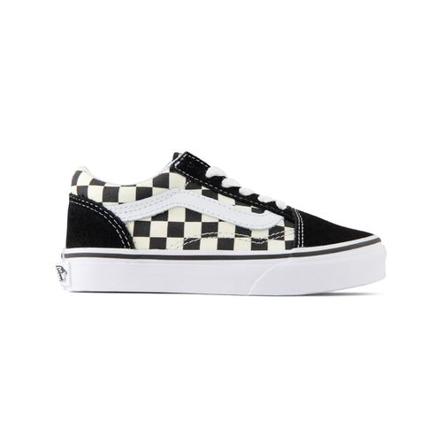 Vans Youth Old Skool Primary Check Black/White [Size: US 11K]