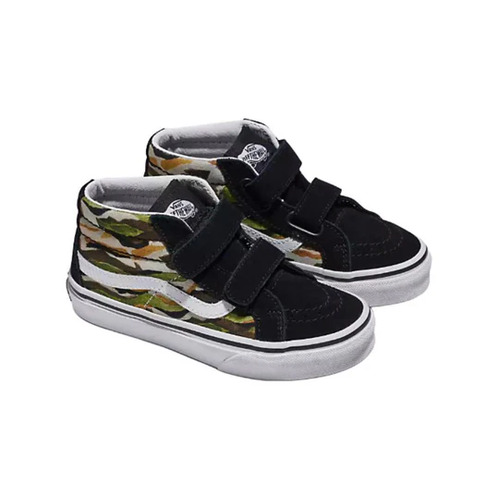 Vans Youth Sk8-Mid Reissue Velcro Painted Camo Green [Size: US 12K]