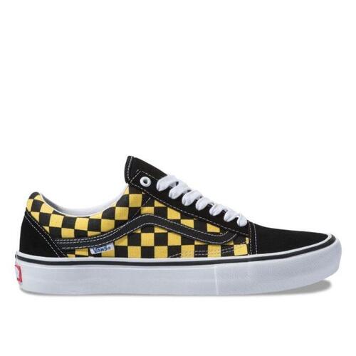 Vans Old Skool Pro MN Checker Black Aspen Gold
