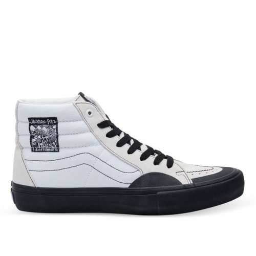 Vans Sk8-Hi Pro White/Black Jackson Pilz [Size: Mens US 8 / UK 7]