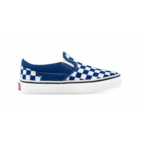 Vans Youth Classic Slip-On Checkerboard Limoges Blue/White [Size: US 13K]