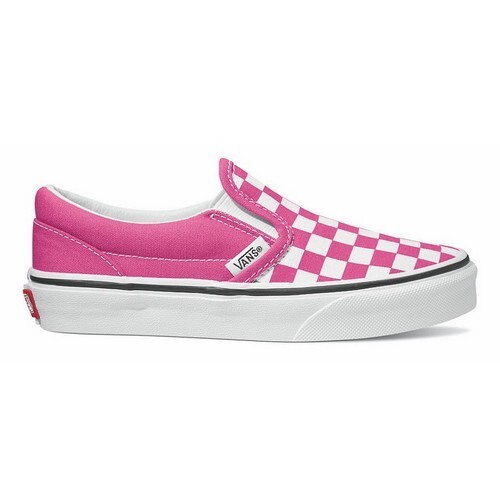 Vans Youth Classic Slip On Checkerboard Fuchsia/True White [Size: US 11K]