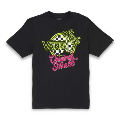 Vans Youth Tee Neo Palm Black [Size: Youth 10/Small]