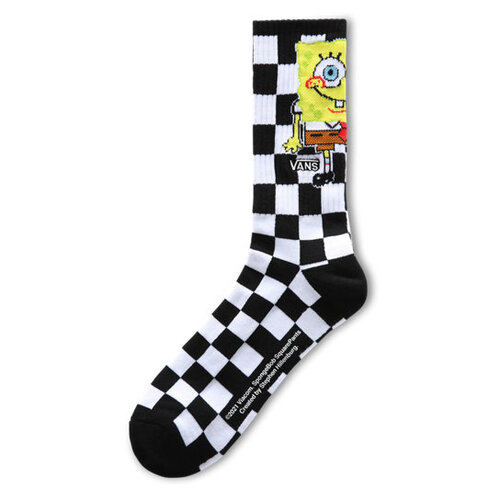 Vans Socks X Spongebob Crew Checkerboard US 9.5-13