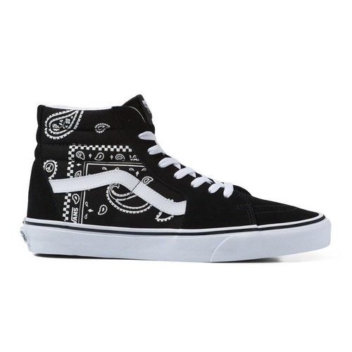 Vans Sk8-Hi Peace Paisley Black/White [Size: Mens US 9 / UK 8]