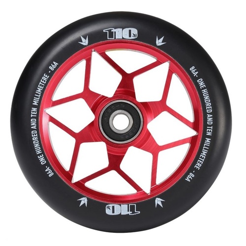 Envy Scooter Wheel Diamond Red 110mm (Single)