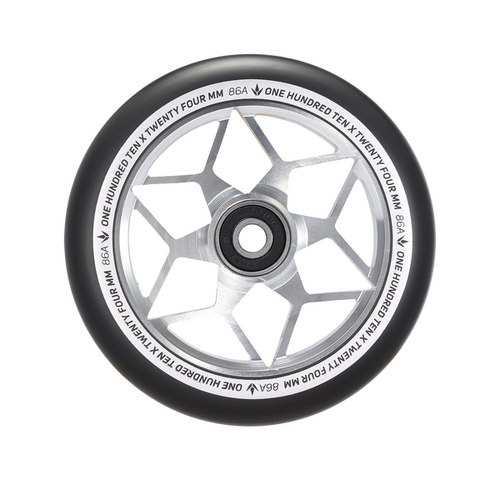 Envy Scooter Wheel Diamond Silver 110mm