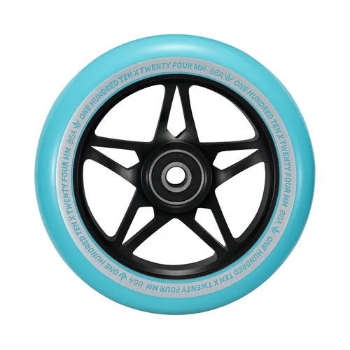 Envy S3 Black/Teal 110mm Scooter Wheel