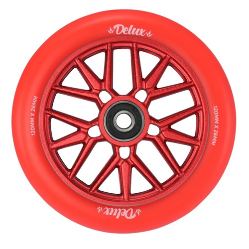 Envy Scooter Wheel Delux Red/Red 120mm x 26mm