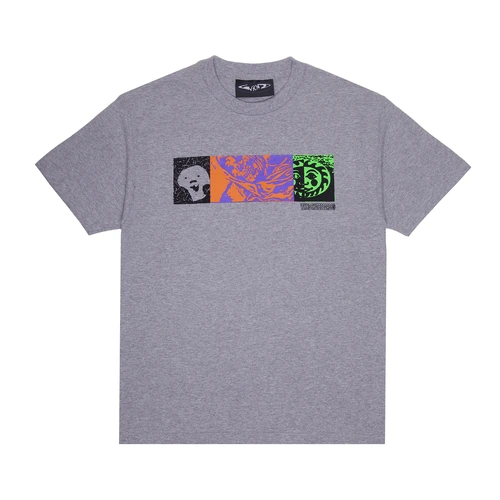 WKND Tee Trio Light Heather Grey [Size: Mens X Large] [Colour: Grey]