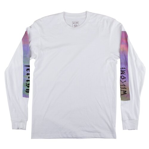 Welcome Tee L/S Fetish White [Size: Mens Medium]