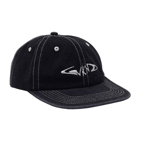 WKND Hat Fishbone 6 Panel Black Denim