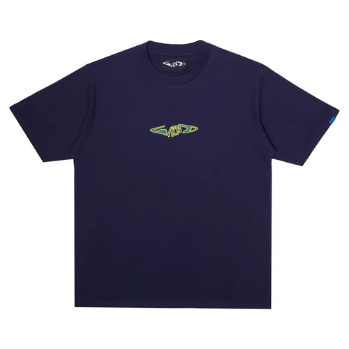 WKND Tee Fishbone Navy [Size: Mens Medium] [Colour: Blue]
