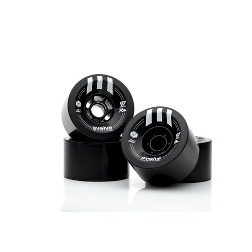 Evolve Street Wheels GTR 97mm 76a Black