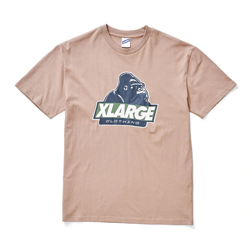 XLARGE Tee 91 Slanted Logo Mushroom/Black [Size: Mens Medium]