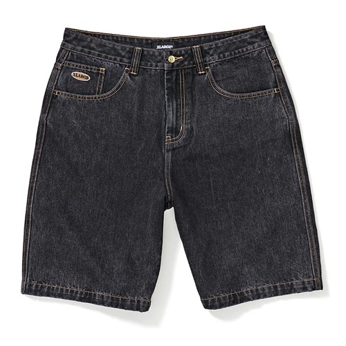 XLARGE Shorts Bull Denim 91 Washed Black [Size: 28 inch Waist]