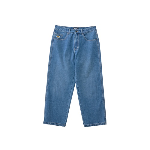 XLARGE Pants Bull Denim 91 Blue Indigo [Size: 28 inch Waist] [Colour: Blue]