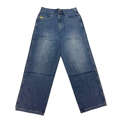 XLARGE Pants Baggy Bull Denim 91 Faded Blue [Size: 30 inch Waist] [Colour: Blue]